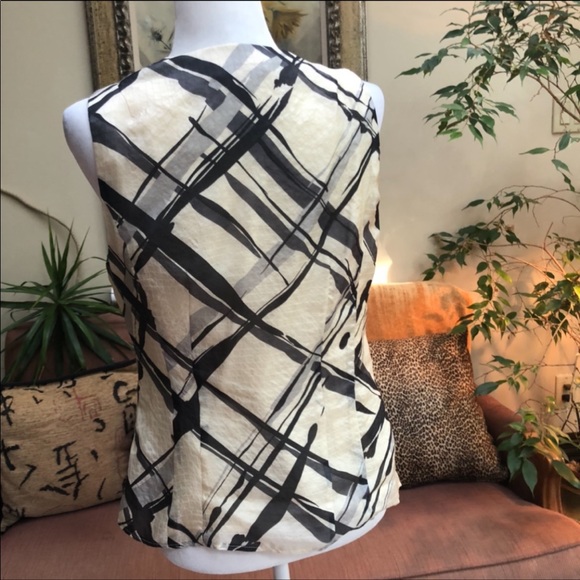 Nanette Lepore Sleeveless Size 10 Silk Blouse - Picture 4 of 11